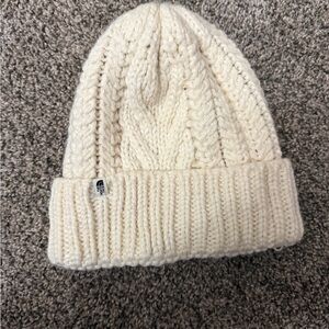 The North Face White Knit Beanie